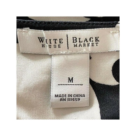 White House Black Market Silk Wrap Mini Dress - Picture 7 of 8